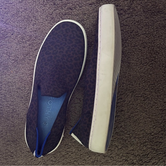 Rothy’s The Original Slip On Expresso Spot Knot Fabric Shoes Size 8 - Picture 3 of 8